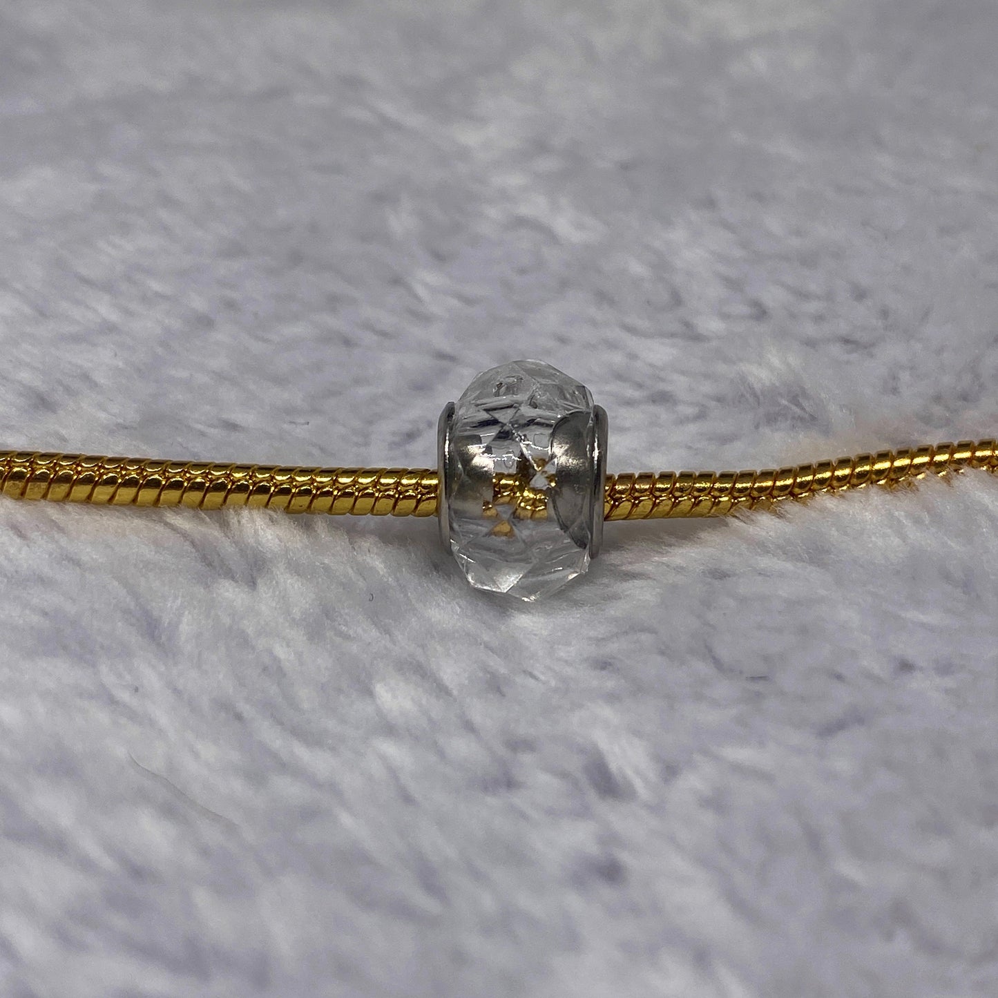 White Crystal Ball Charm