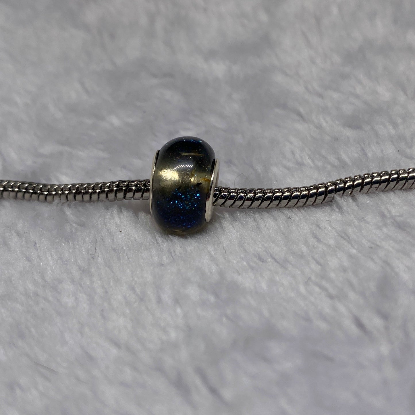 Black Gold Ball Charm