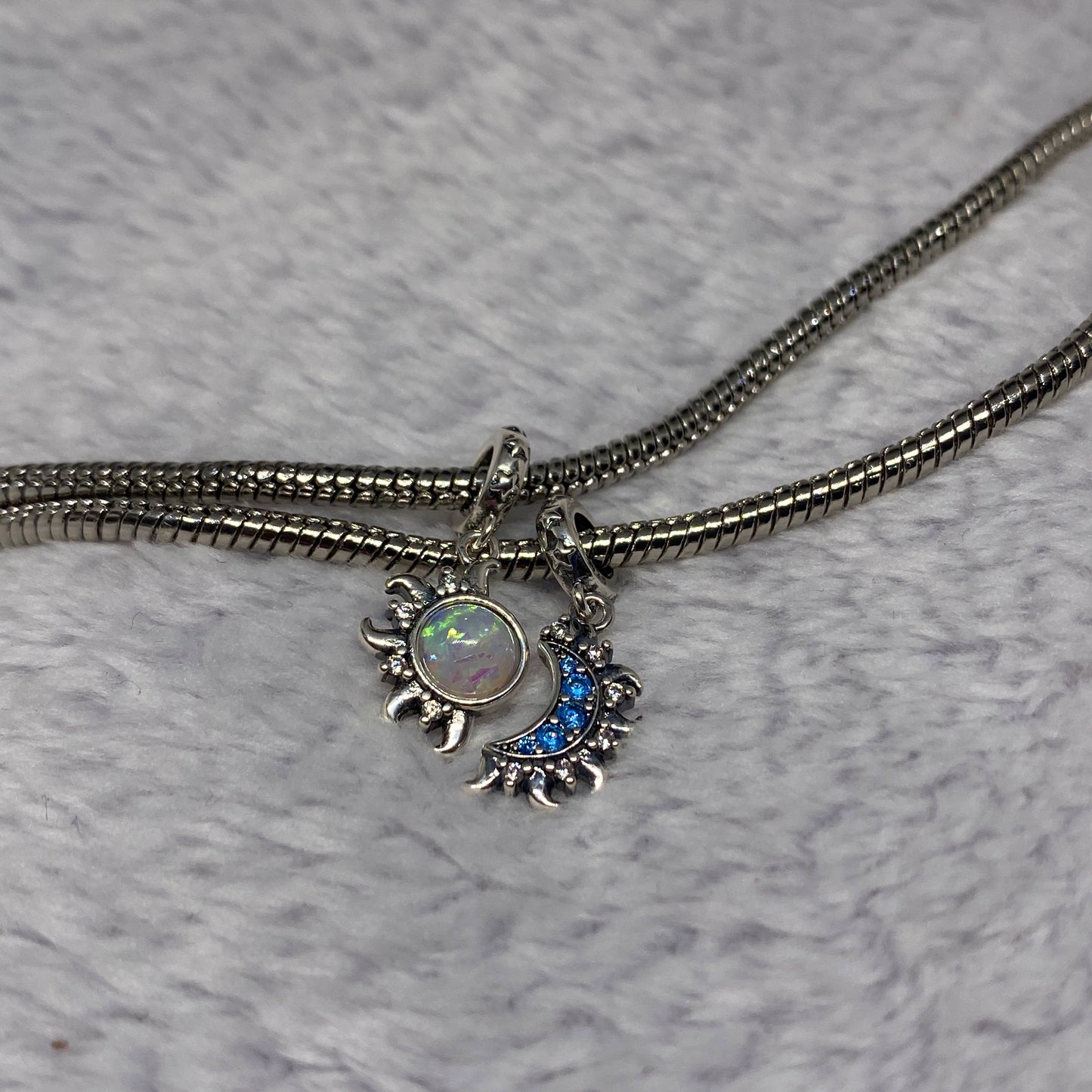 Silver Matching Stellar Star Charm