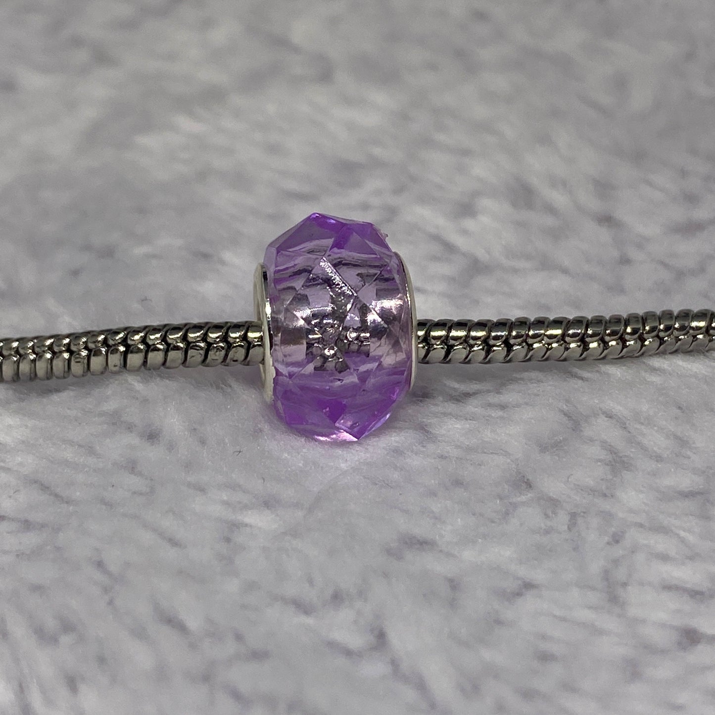 Purple Crystal Charm