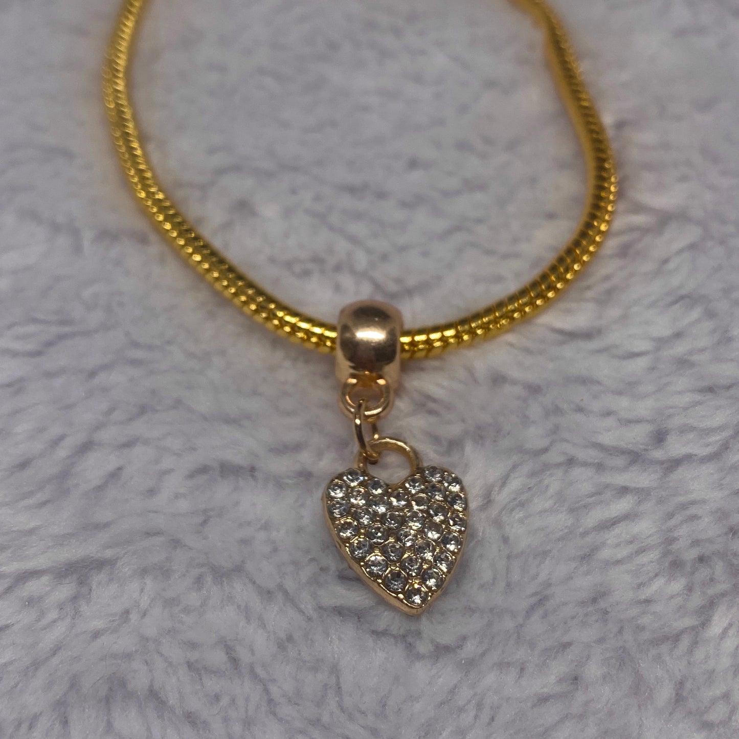 Sparkle Heart Charm