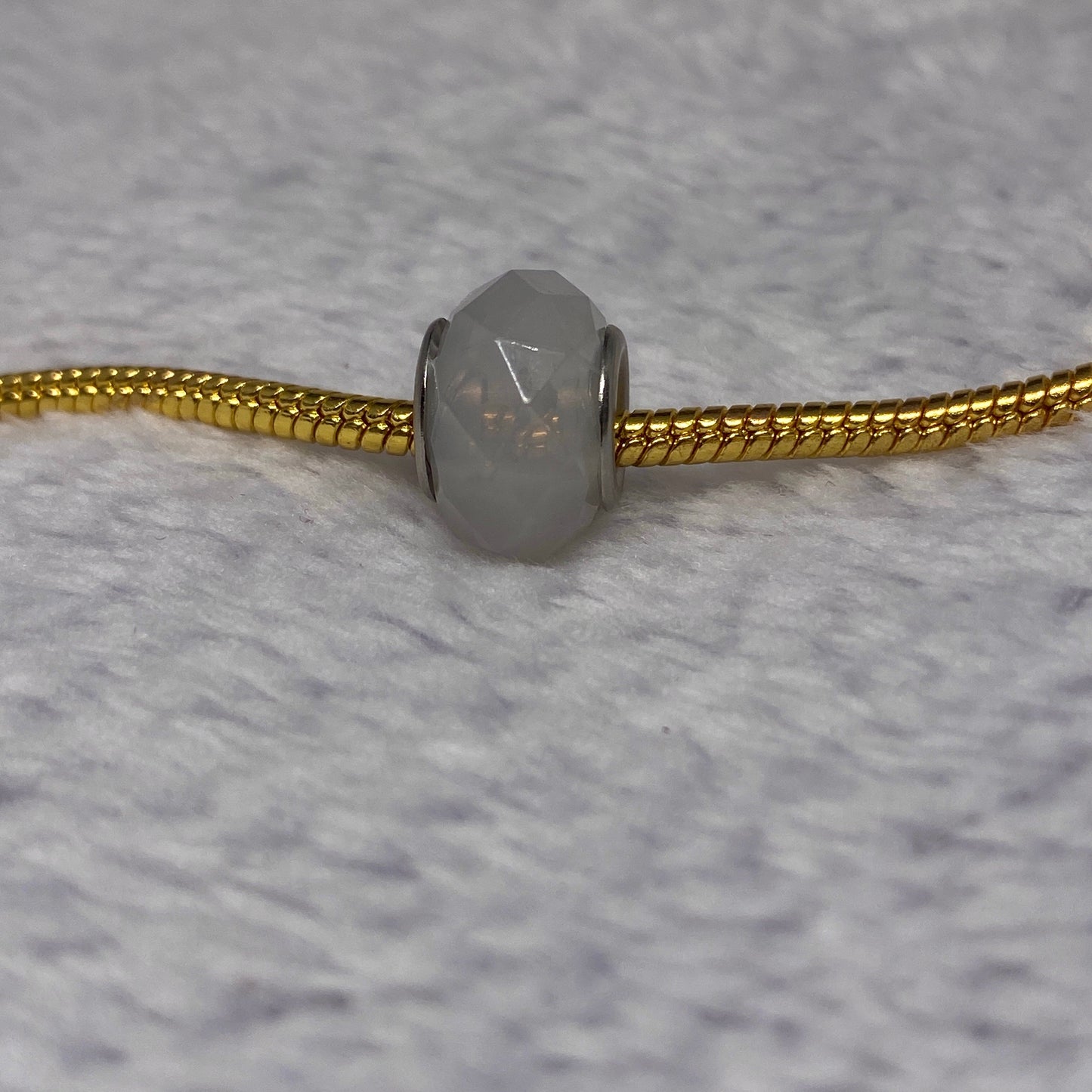 White Frost Ball Charm