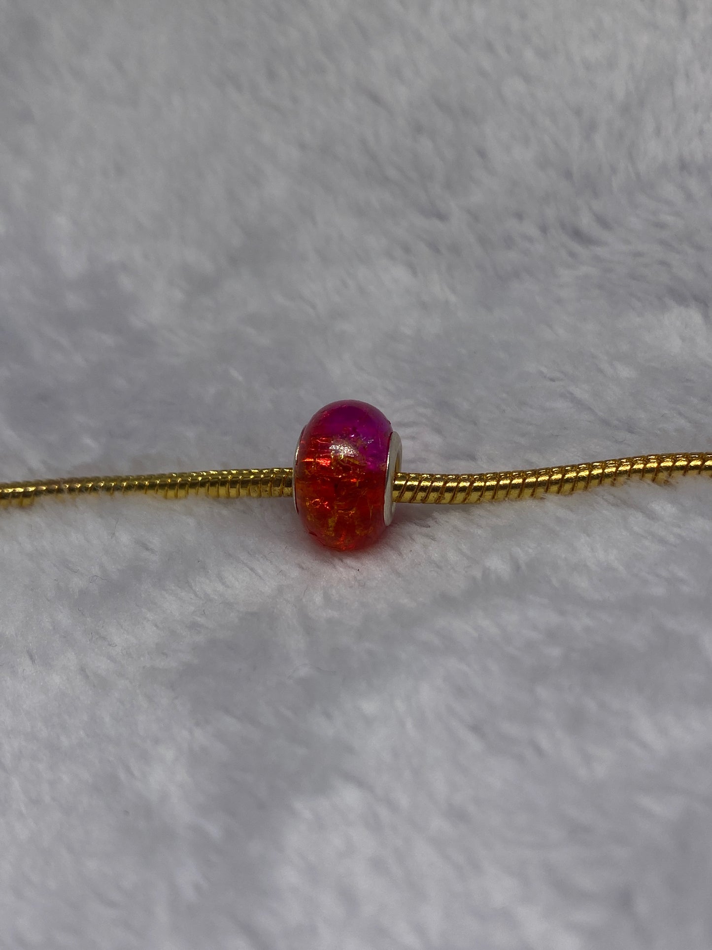 Red Bubbles Ball Charm