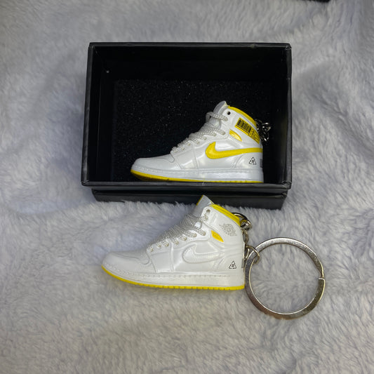 Yellow keychain