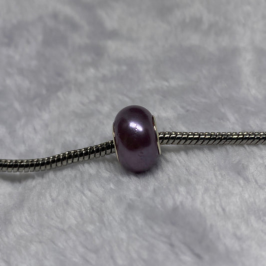 Black Shine Ball Charm