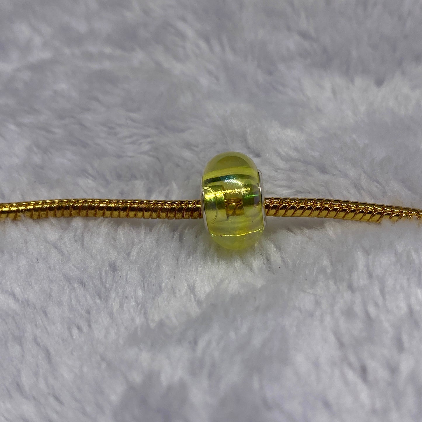 Yellow Crystal Charm