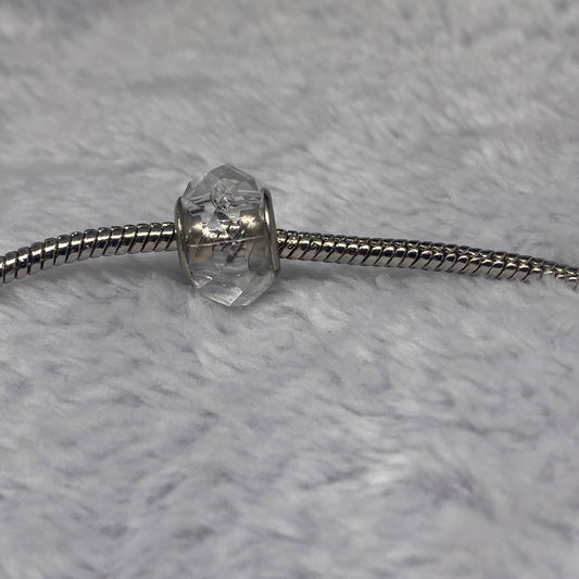 White Crystal Ball Charm