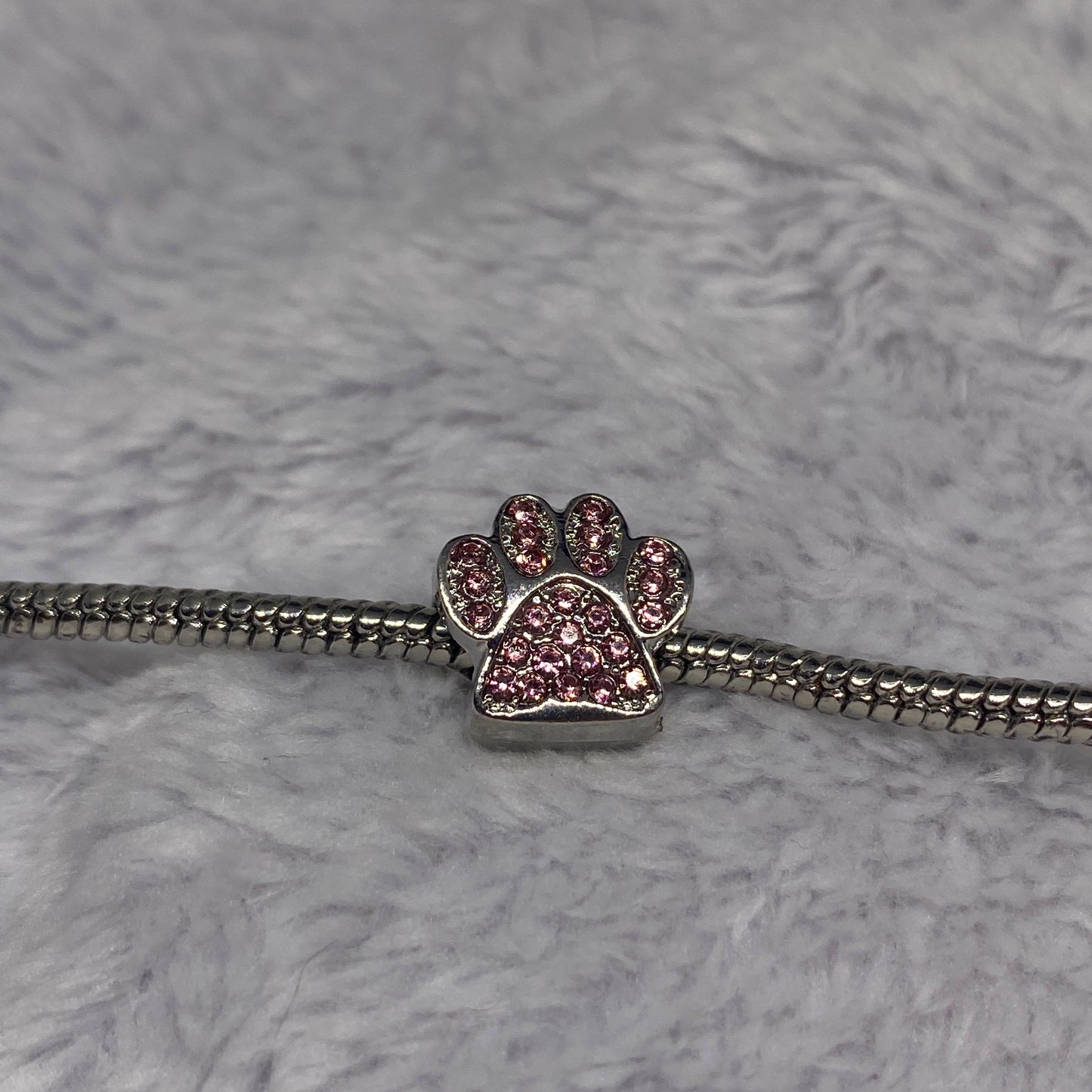 Pink Paw Charm