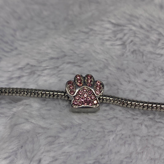 Pink Paw Charm