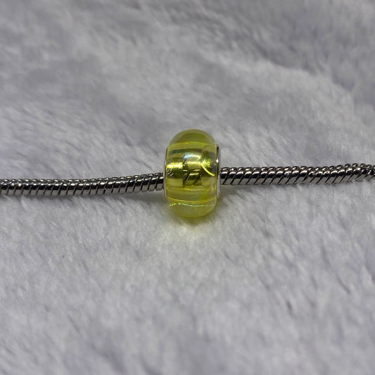 Yellow Crystal Charm