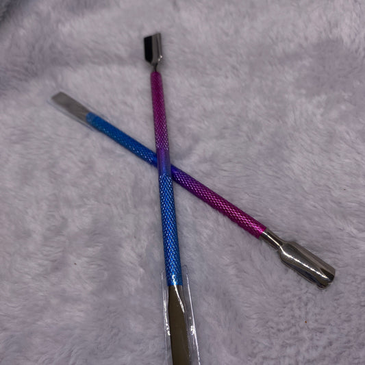 Blue&Pink Cuticle Pusher
