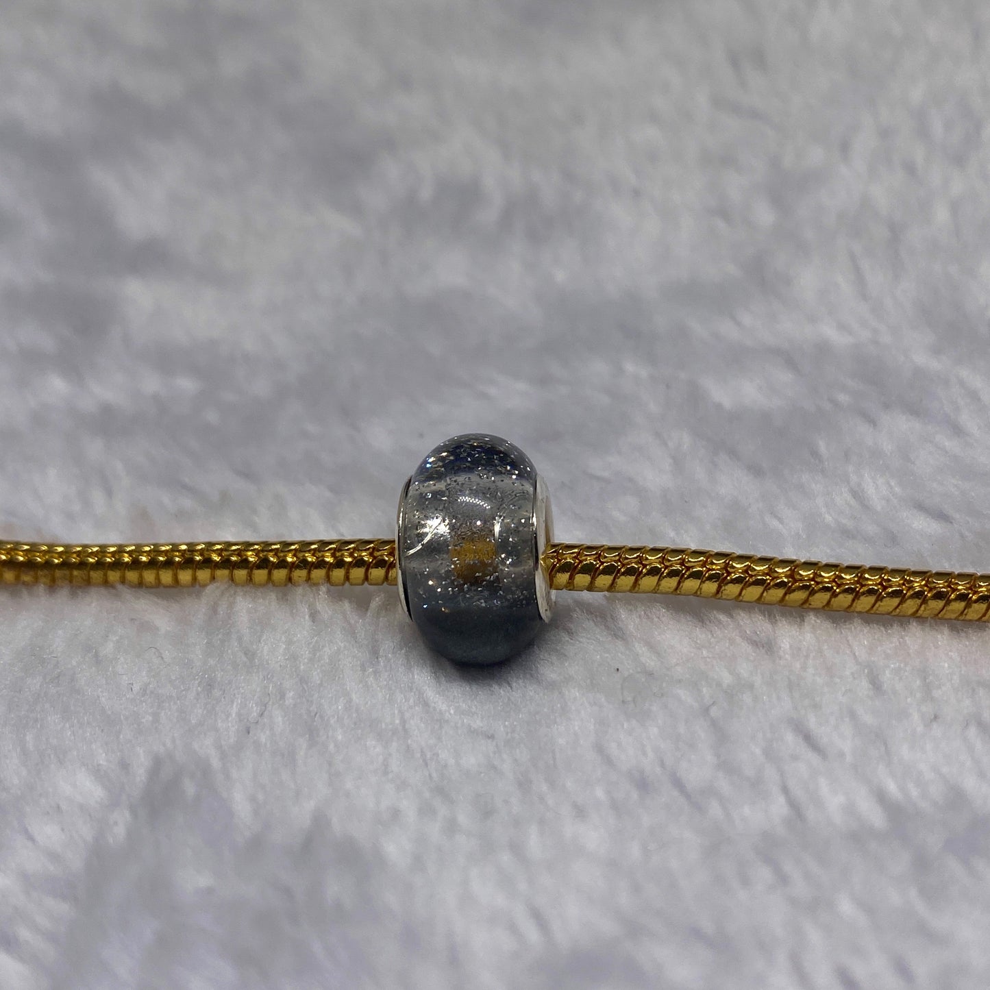 Black Speck Ball Charm