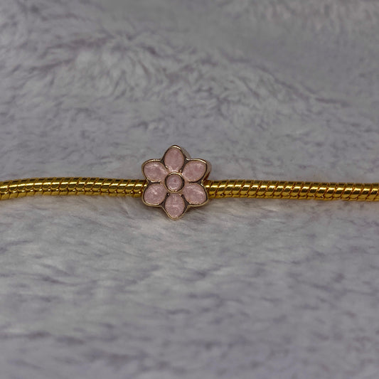 Pink Flower Charm