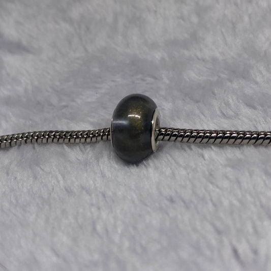 Black Galaxy Ball Charm