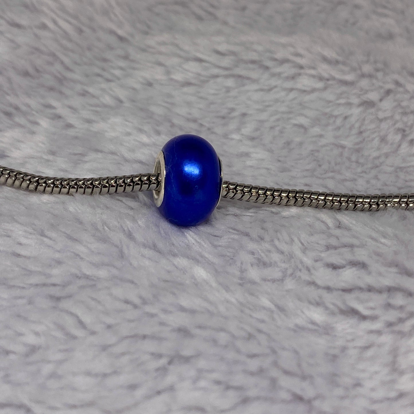 Blue Oil Ball Charm