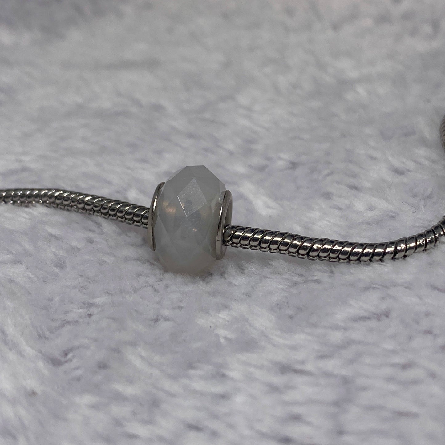 White Frost Ball Charm