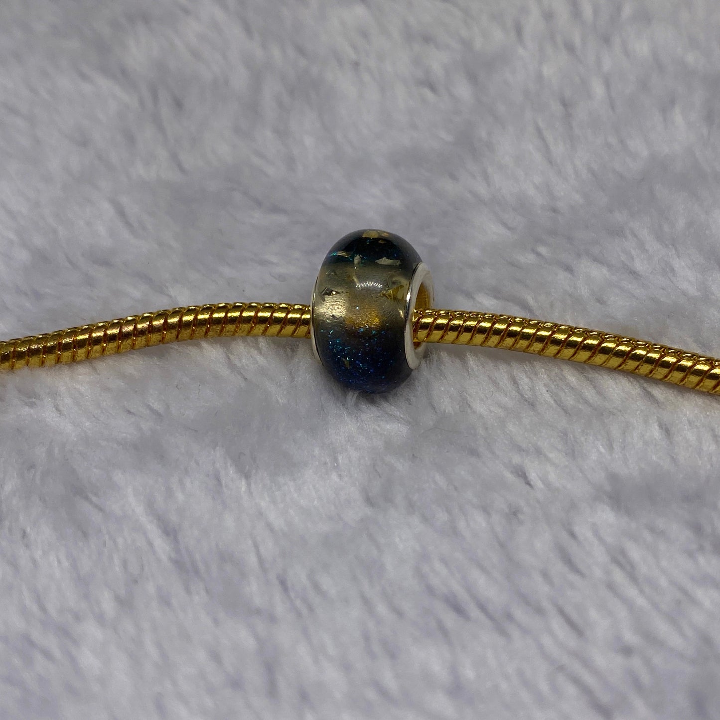 Black Gold Ball Charm