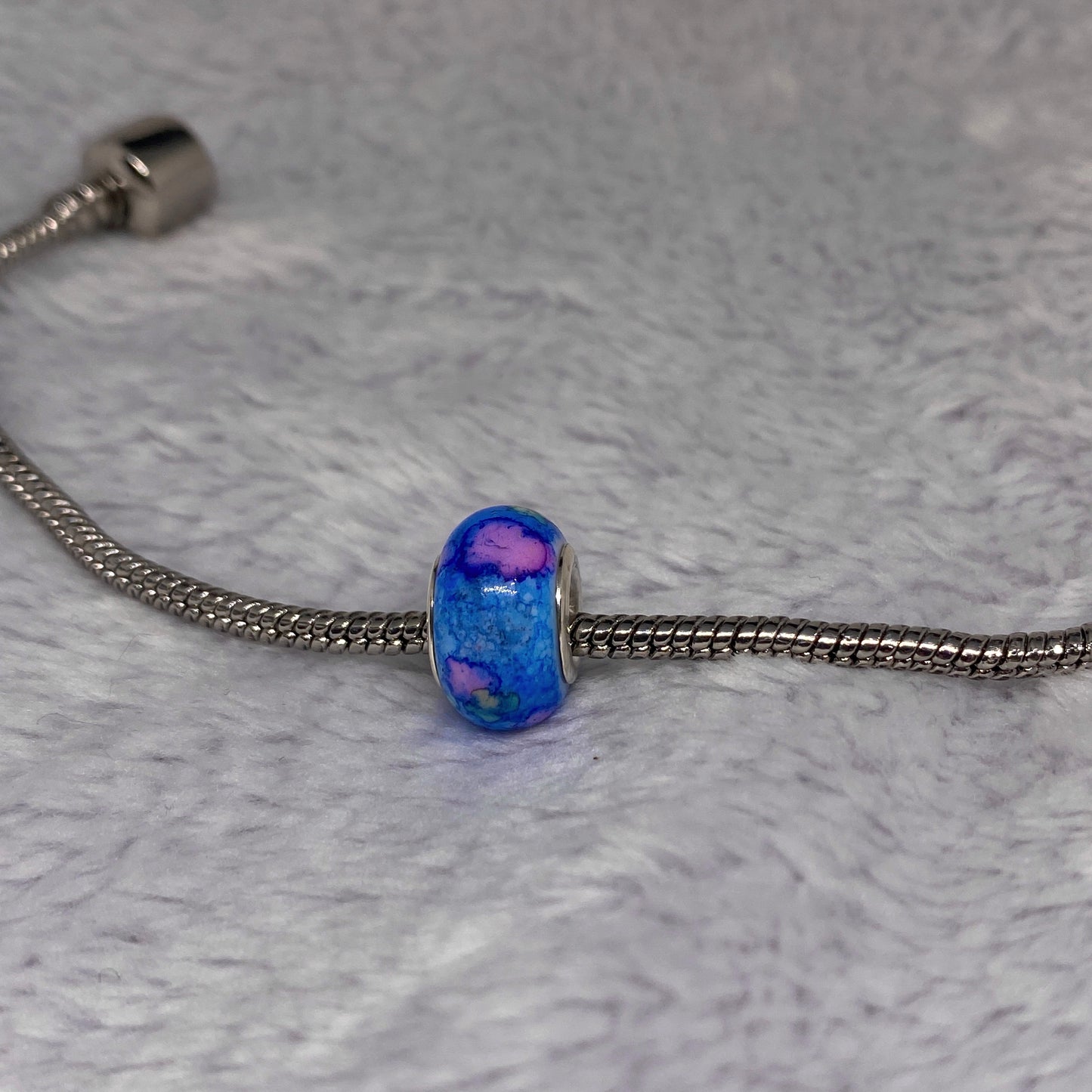 Blue Tie Dye Charm