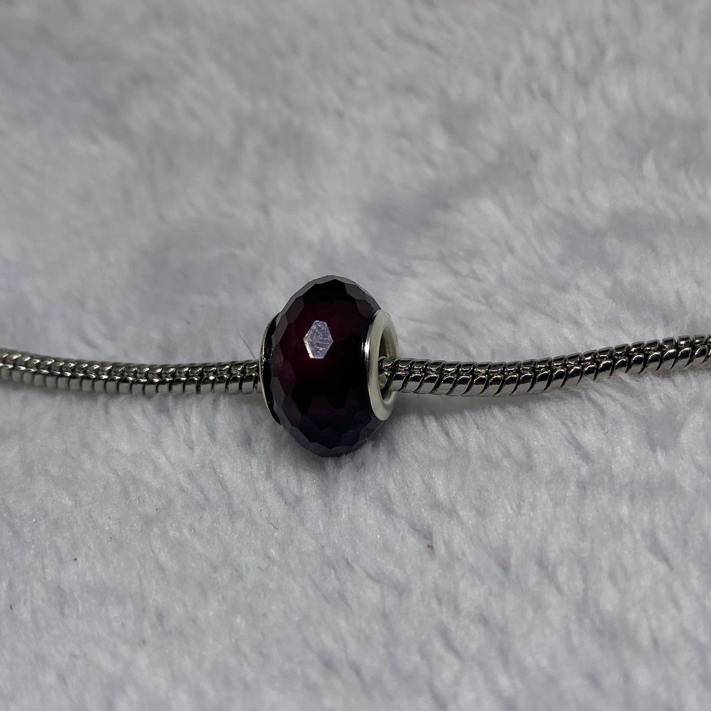 Black Night Crystal Ball Charm