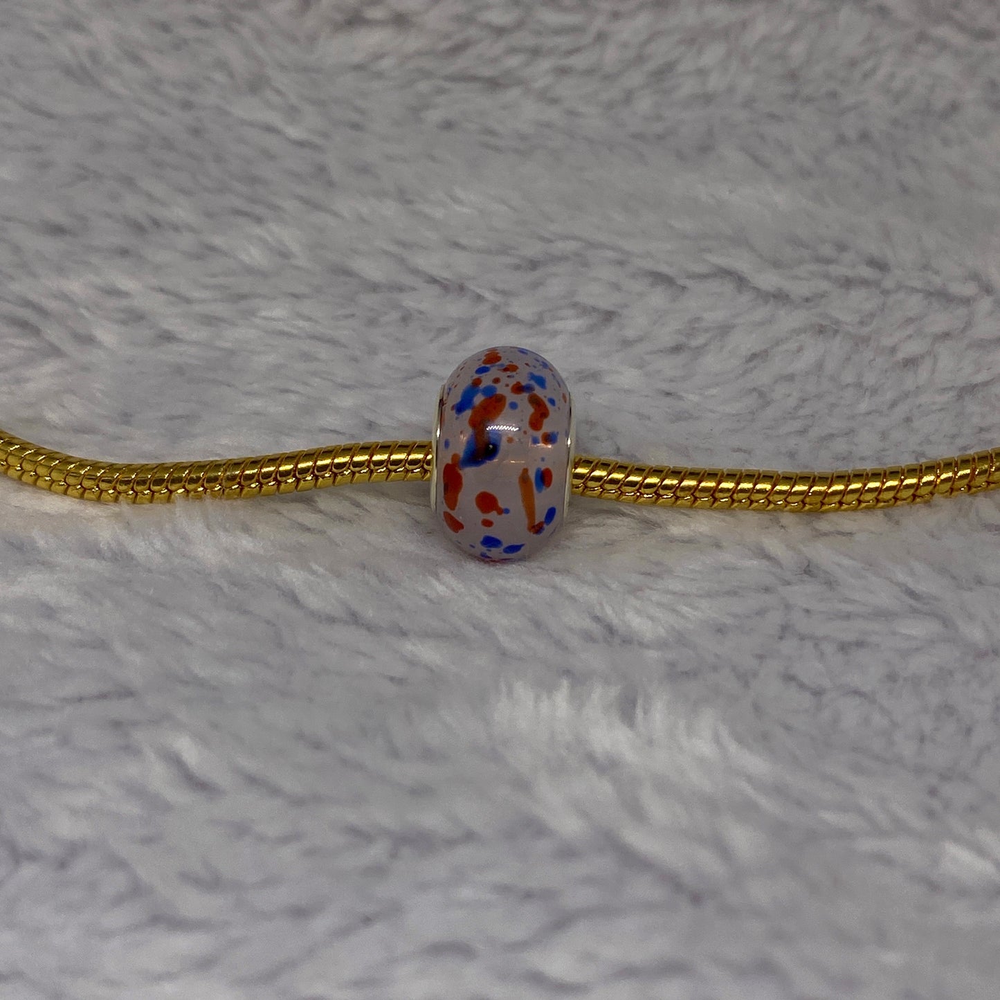 Paint Splatter Ball Charm