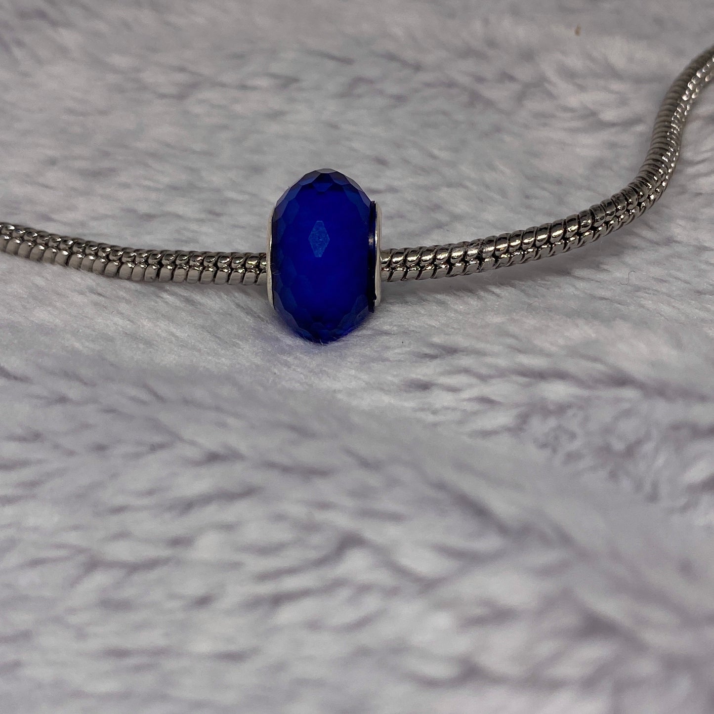 Blue Diamond Ball Charm