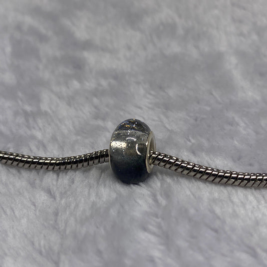 Black Speck Ball Charm