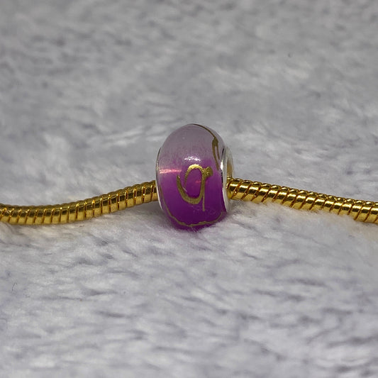 Purple Gold Charm