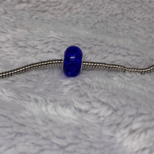Blue Glass Ball Charm