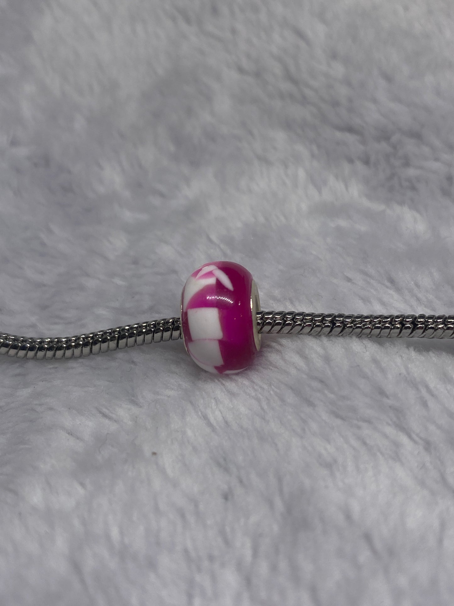 Pink Paint Ball Charm