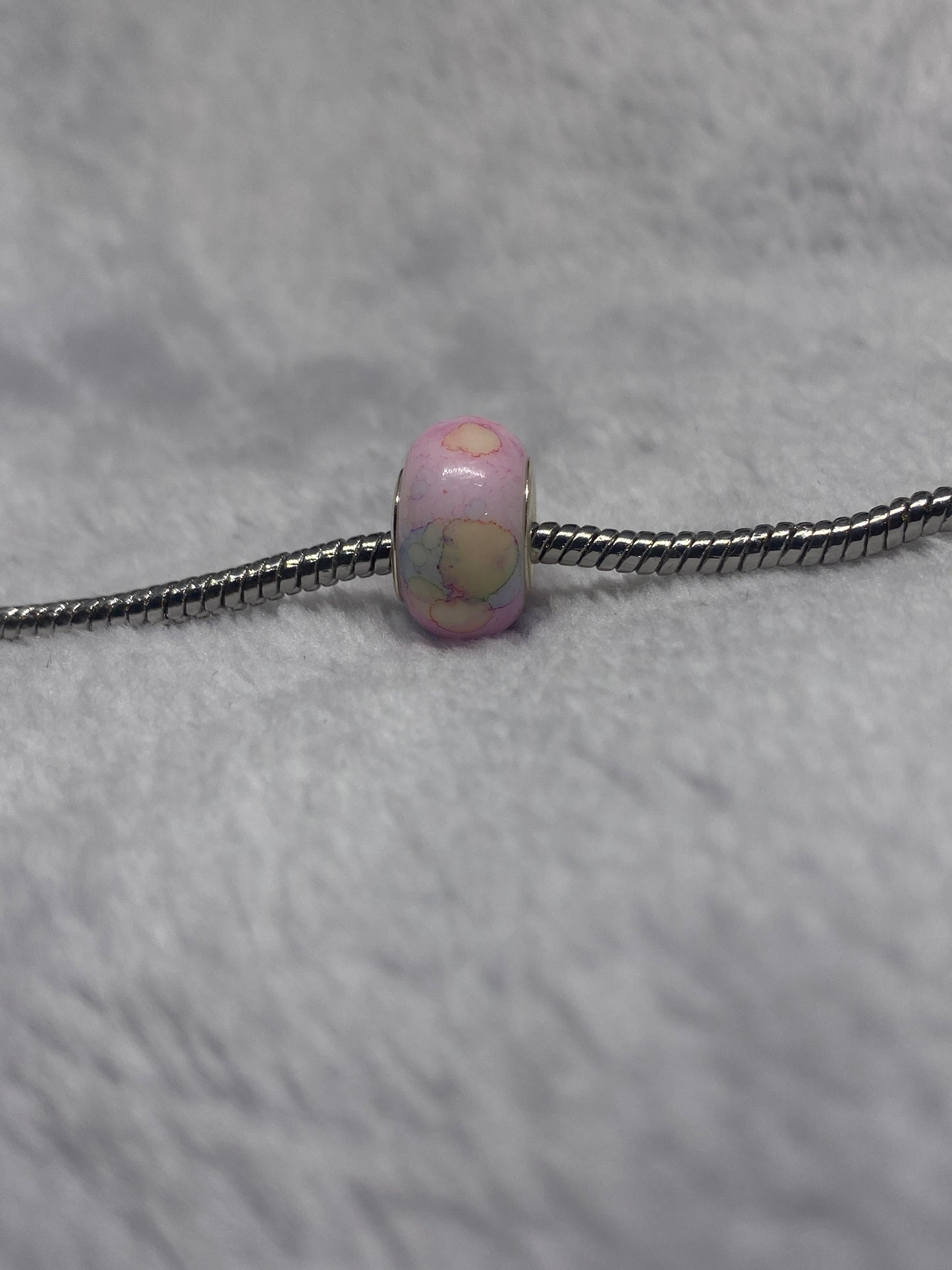 Pink Oil Ball Charm