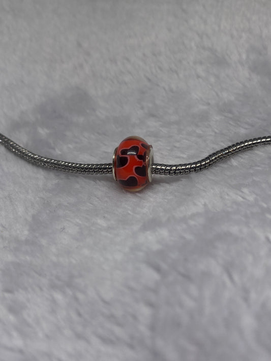 Red & Black Ball Charm