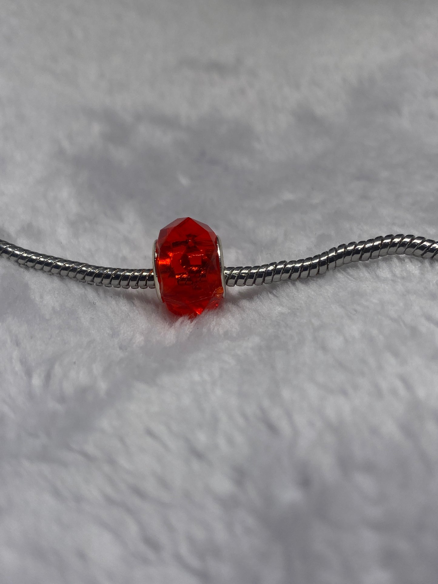 Red Diamond Ball Charm