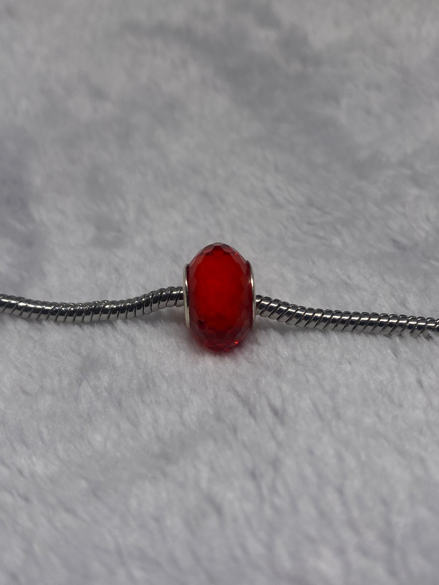 Red Crystal Ball Charm