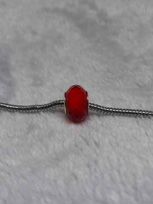 Red Crystal Ball Charm