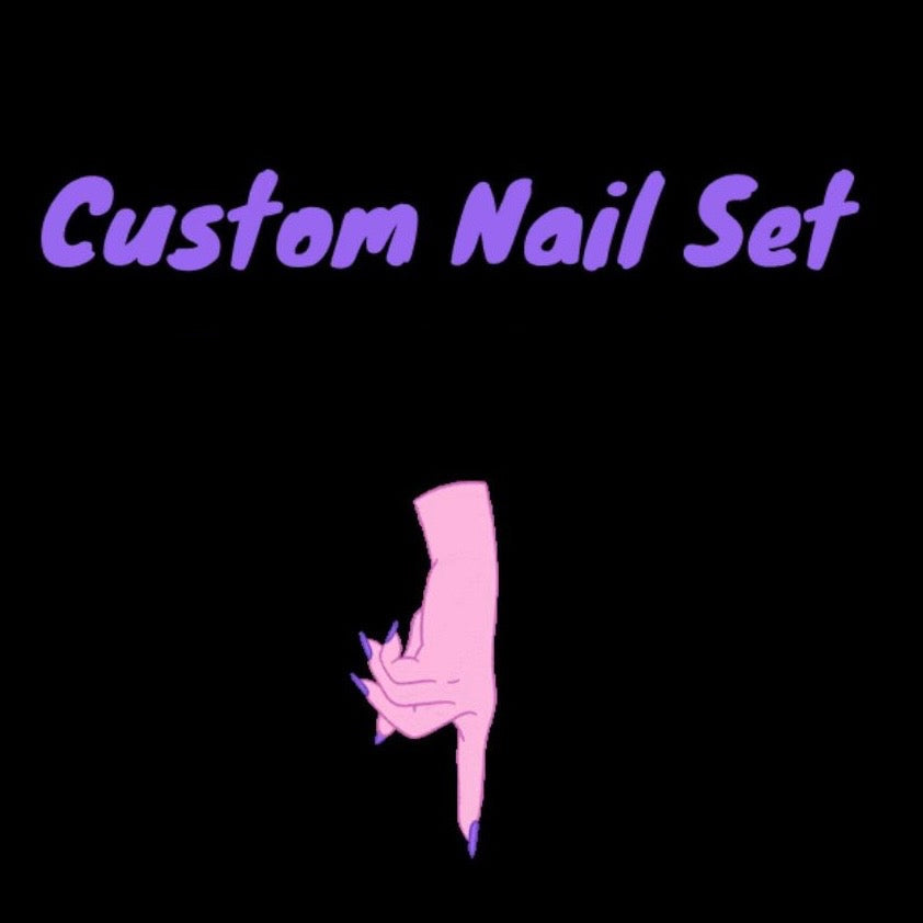 Decorated Custom Nail Set
